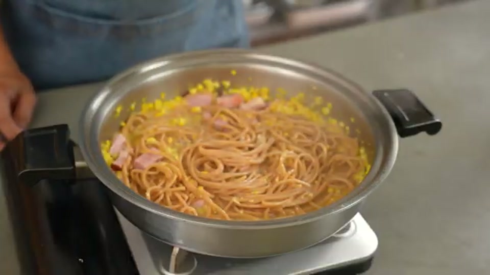 飾り用のコーンを投入するタイミング